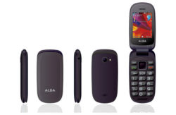 Sim Free Alba Flip Mobile Phone with Dock - Black.